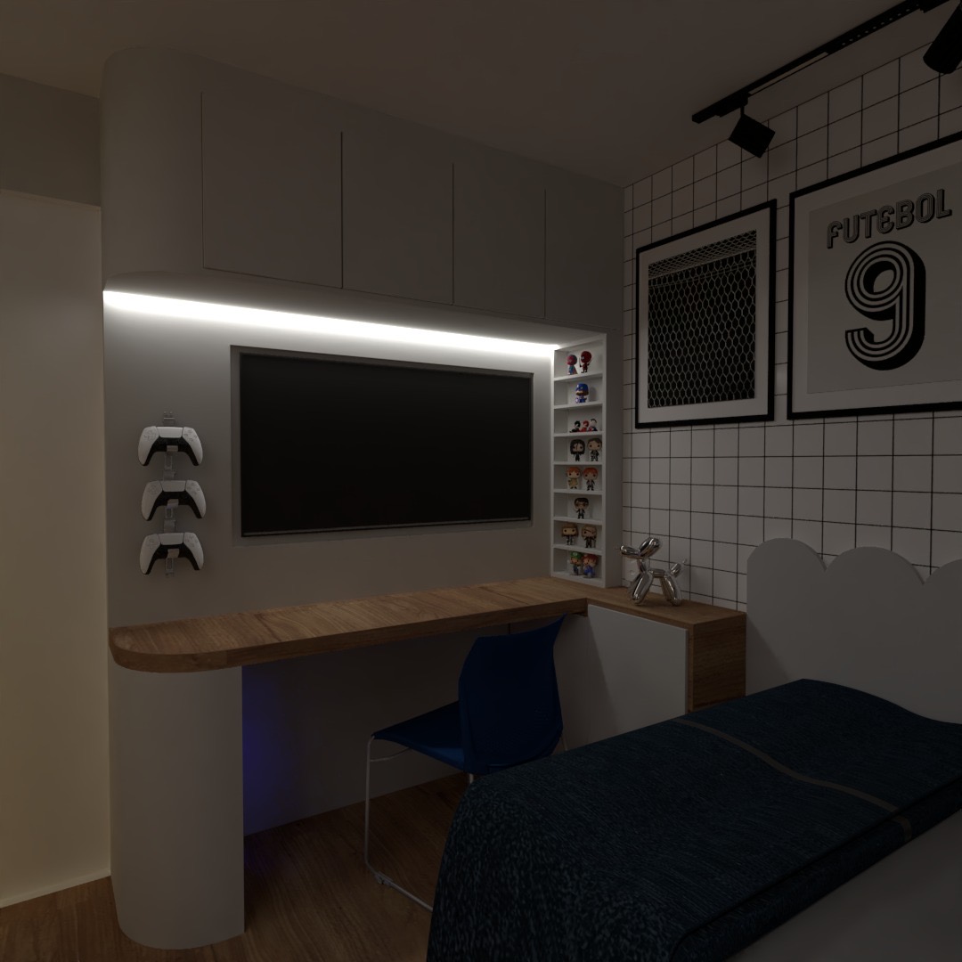 Quarto de Futebol — Residencial · Quarto temático